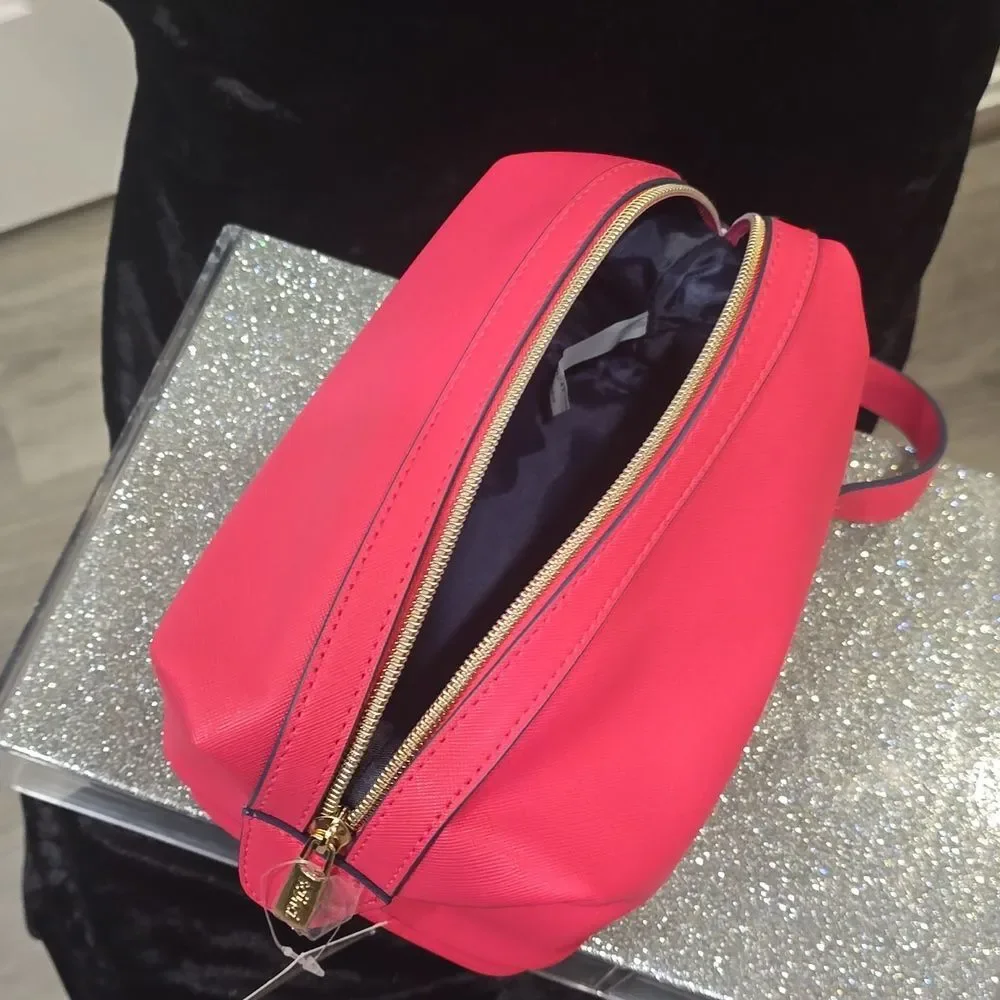 Scunci Double Zip‎ Toiletry Bag- Pink